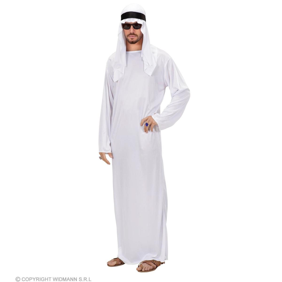 Costume arabo sceicco bianco