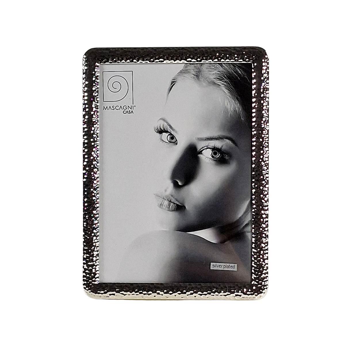Cornice metallo puntini 13 x 18 cm