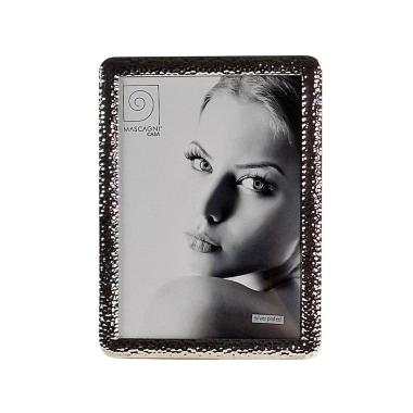 Cornice metallo puntini 13 x 18 cm