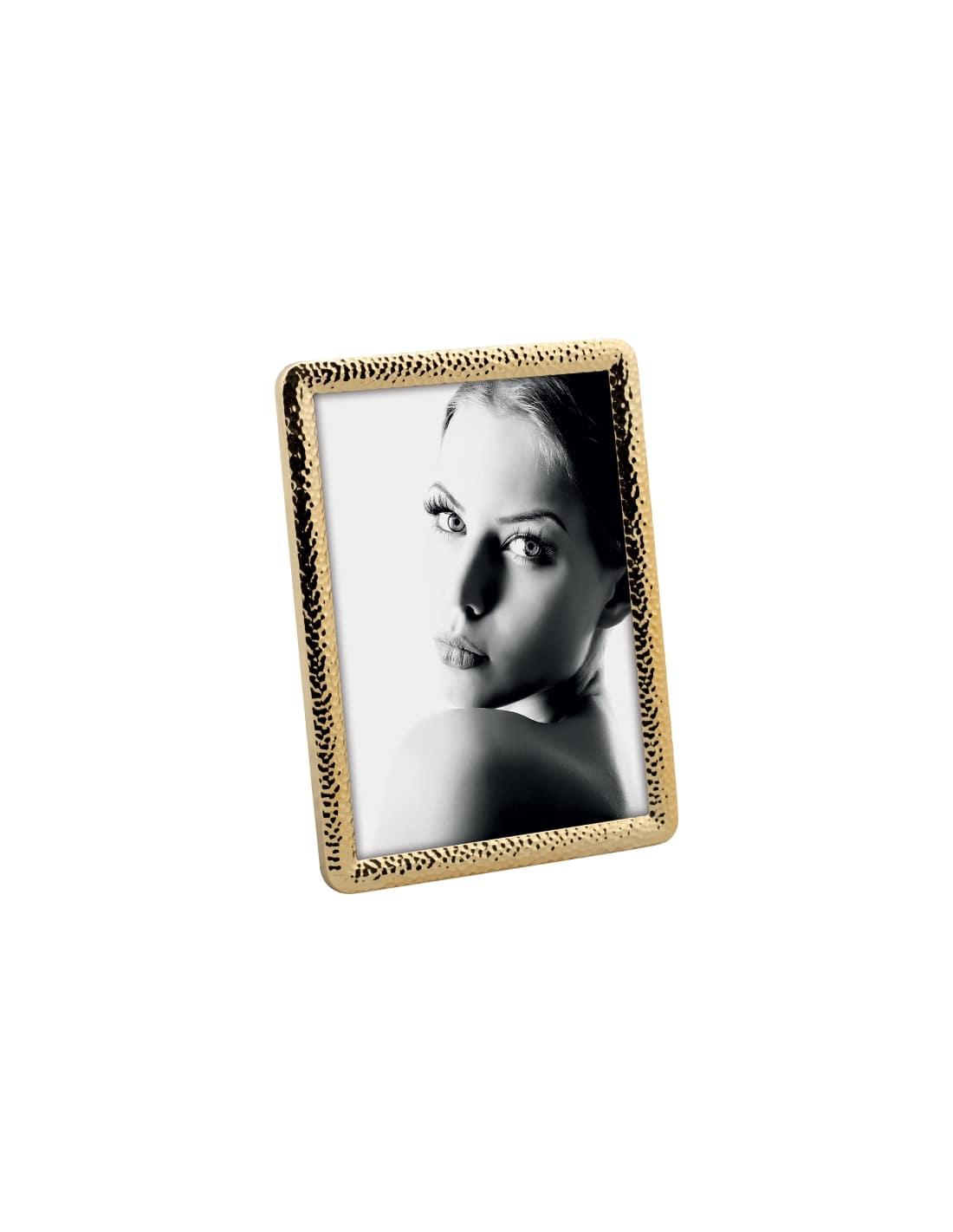 Cornice metallo oro 13 x 18 cm
