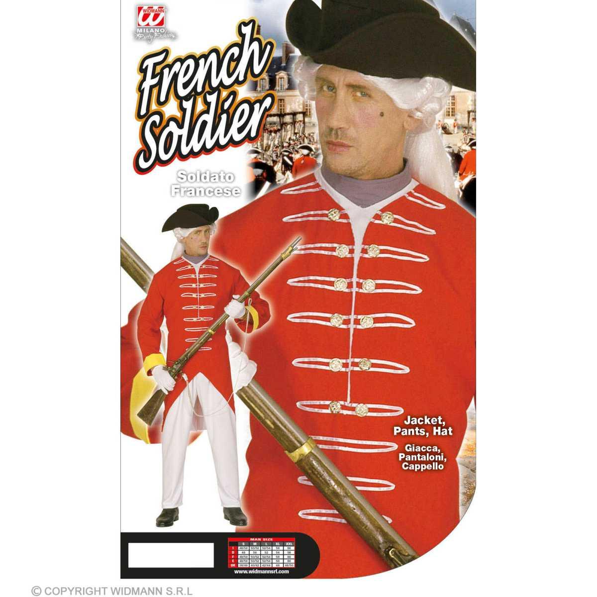 Costume soldato francese