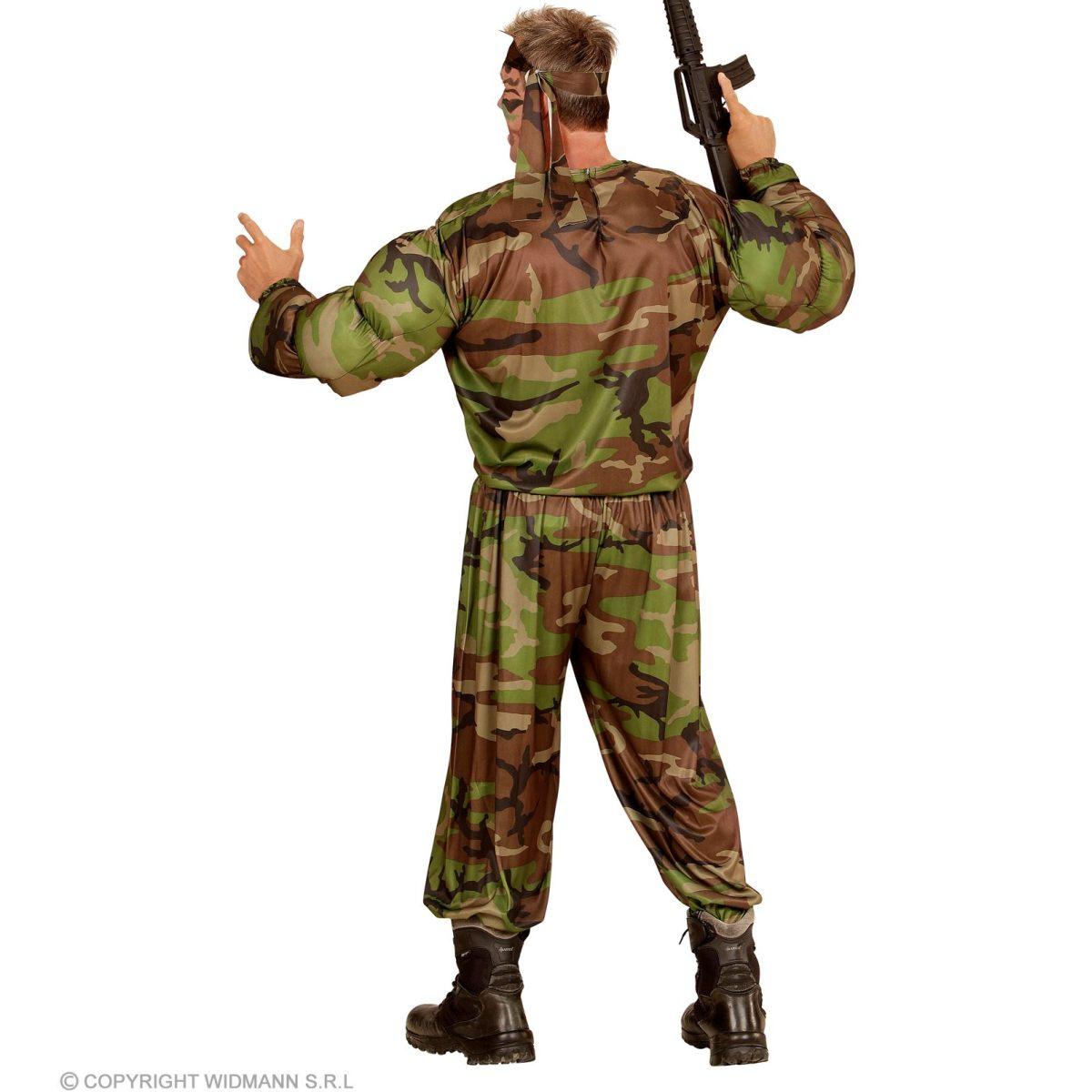 Costume soldato muscoloso