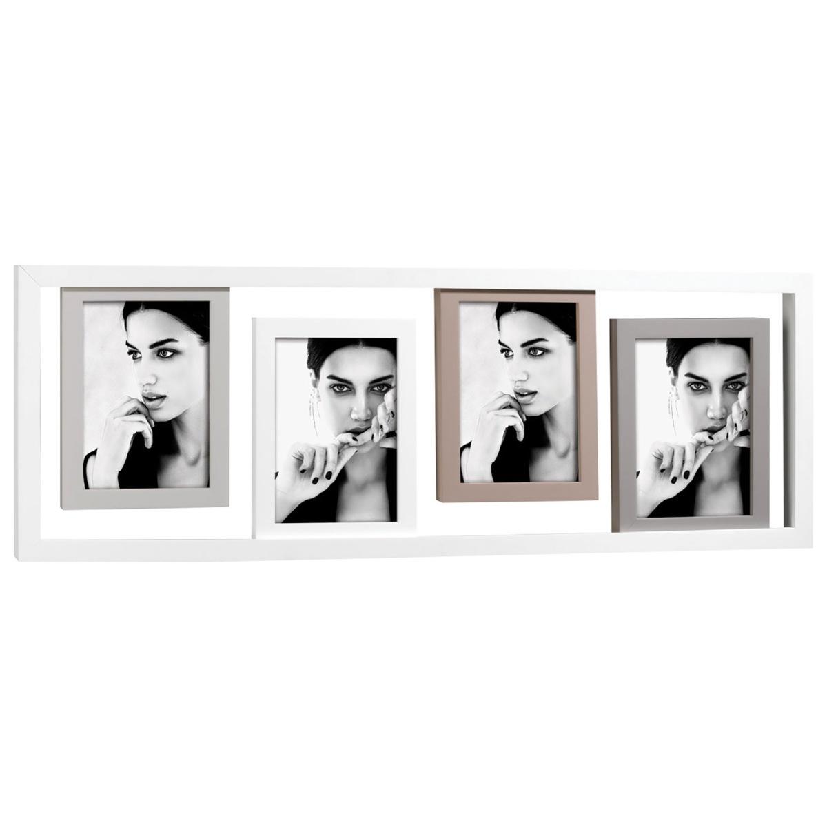 Cornice multipla 4 posti legno 98 x 21 cm