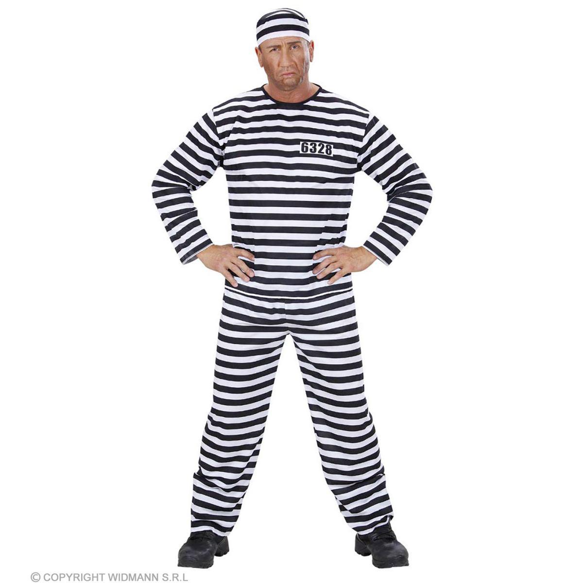 Costume carcerato righe