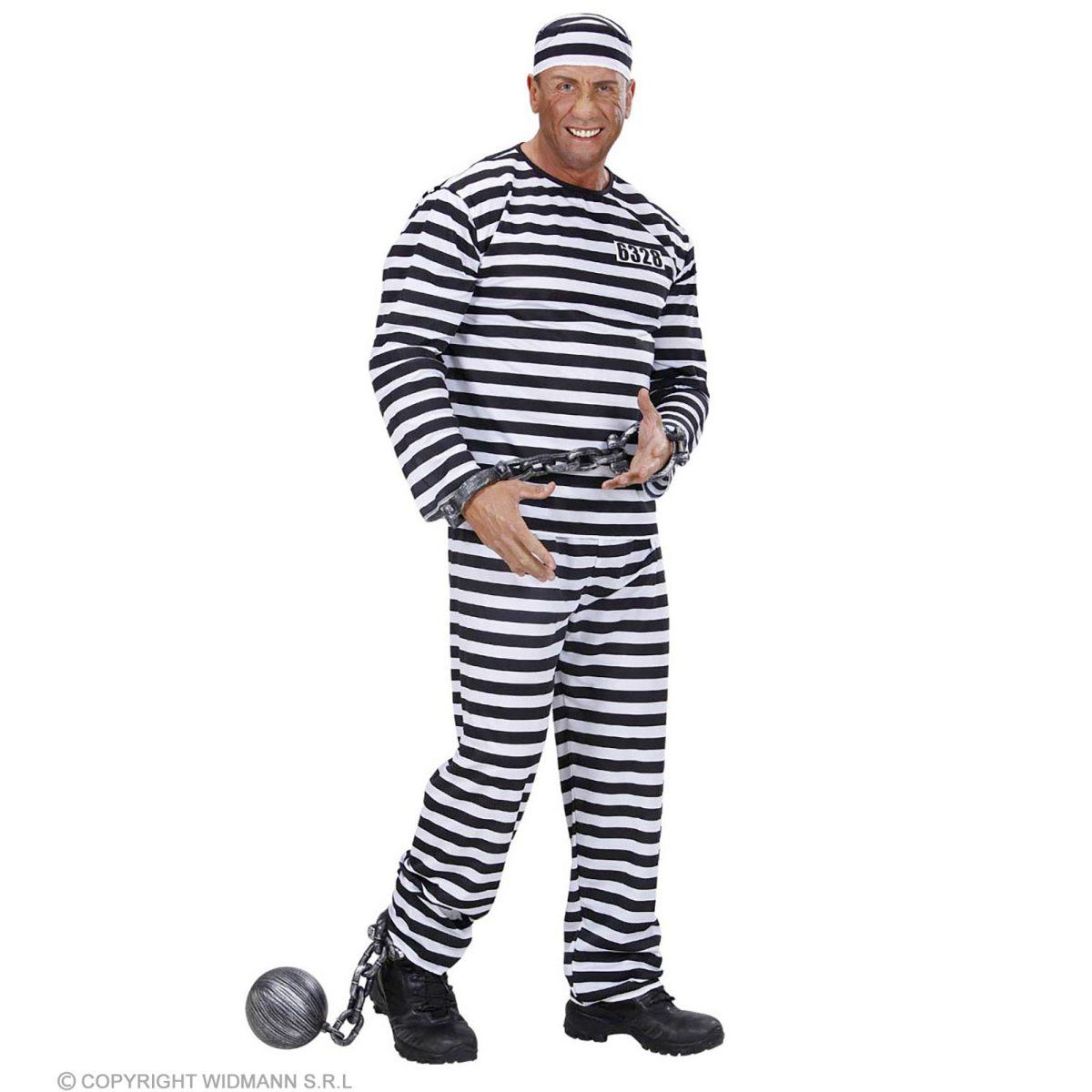 Costume carcerato righe