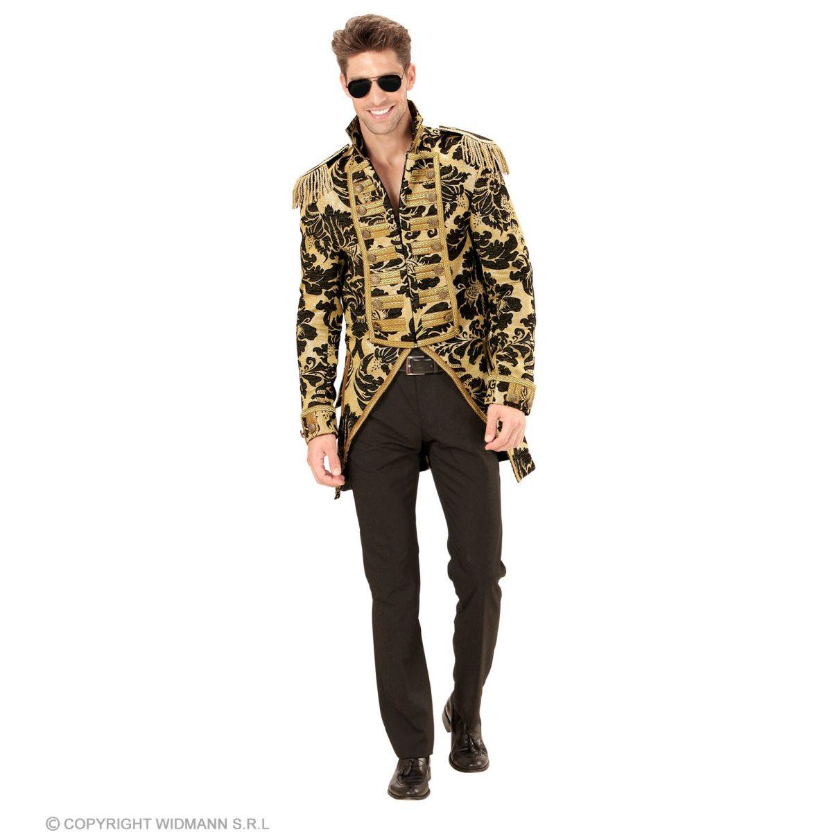 Giacca parata jacquard oro