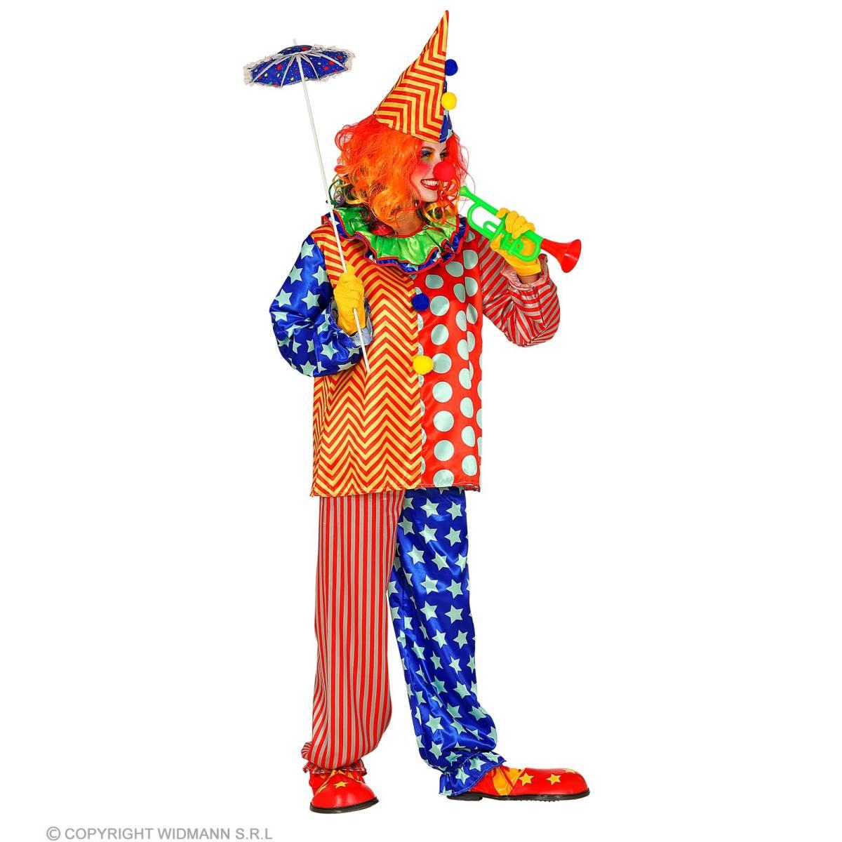 Costume clown cappello unisex
