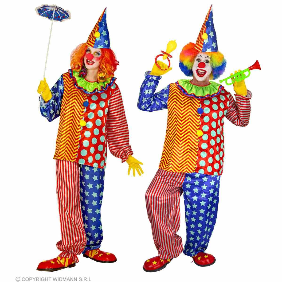 Costume clown cappello unisex