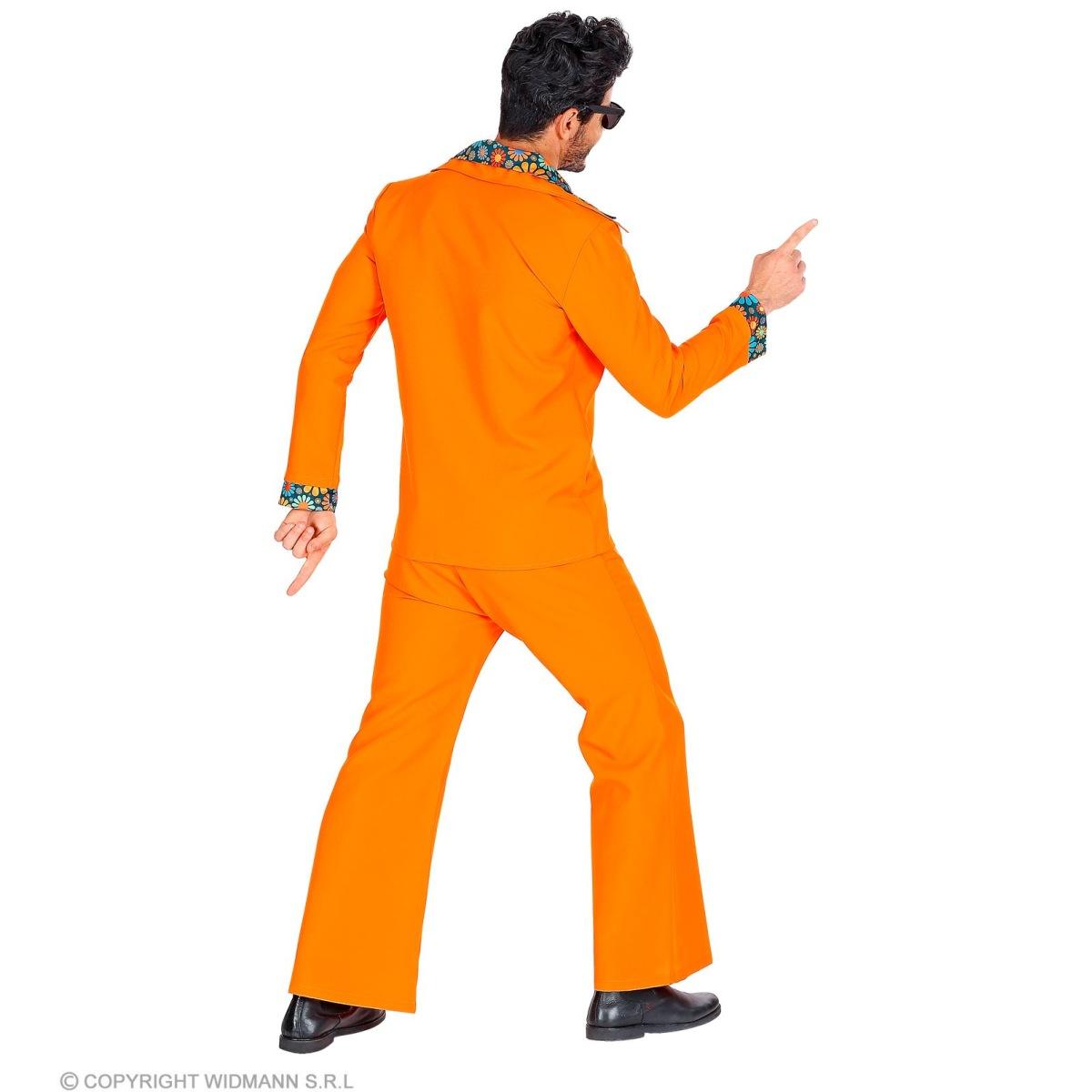 Costume completo party disco arancione