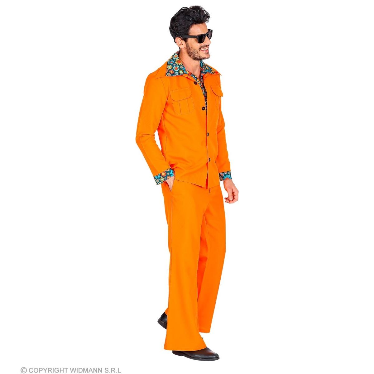 Costume completo party disco arancione