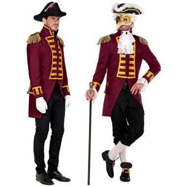 Giacca parata bordeaux