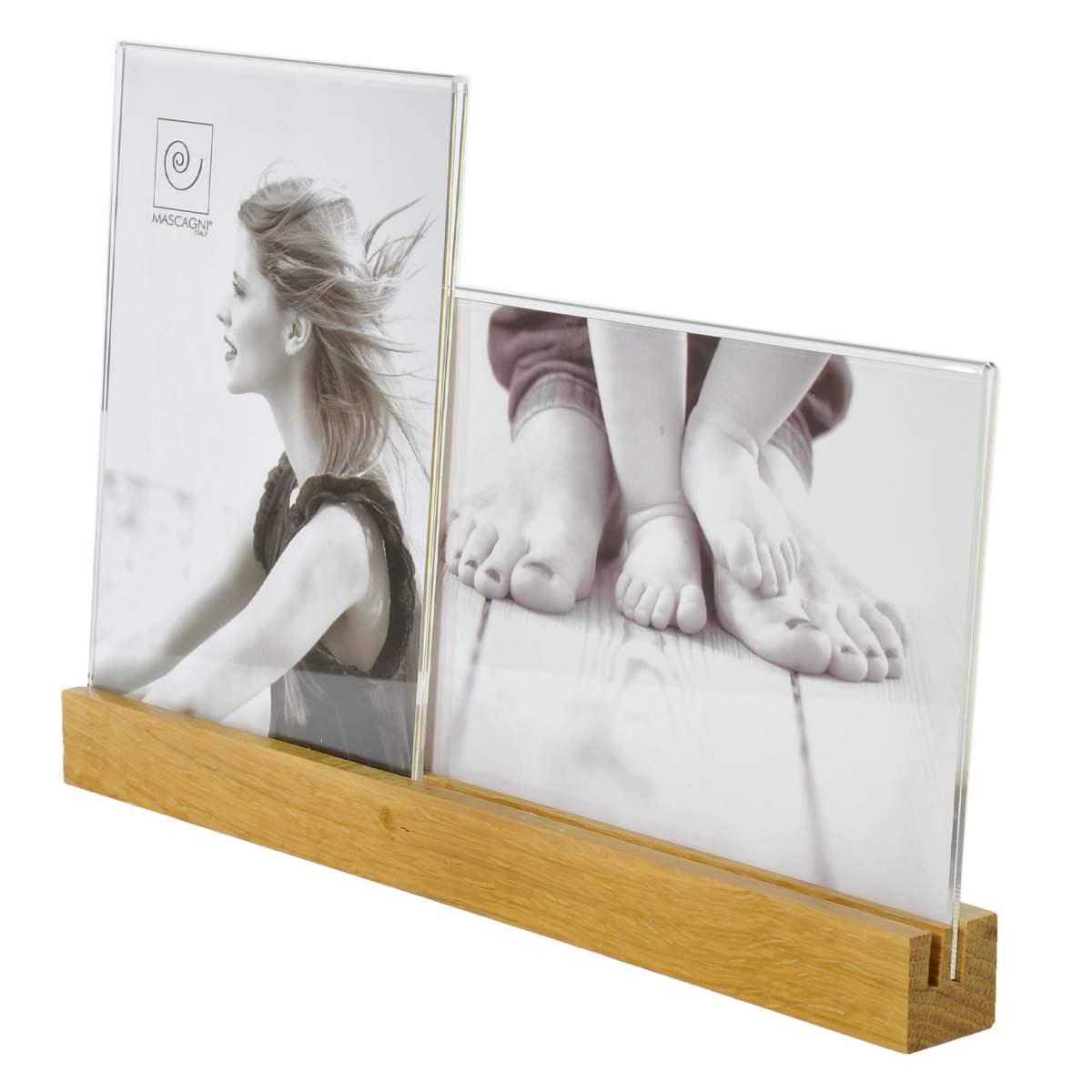 Cornice multipla 2 posti legno pvc