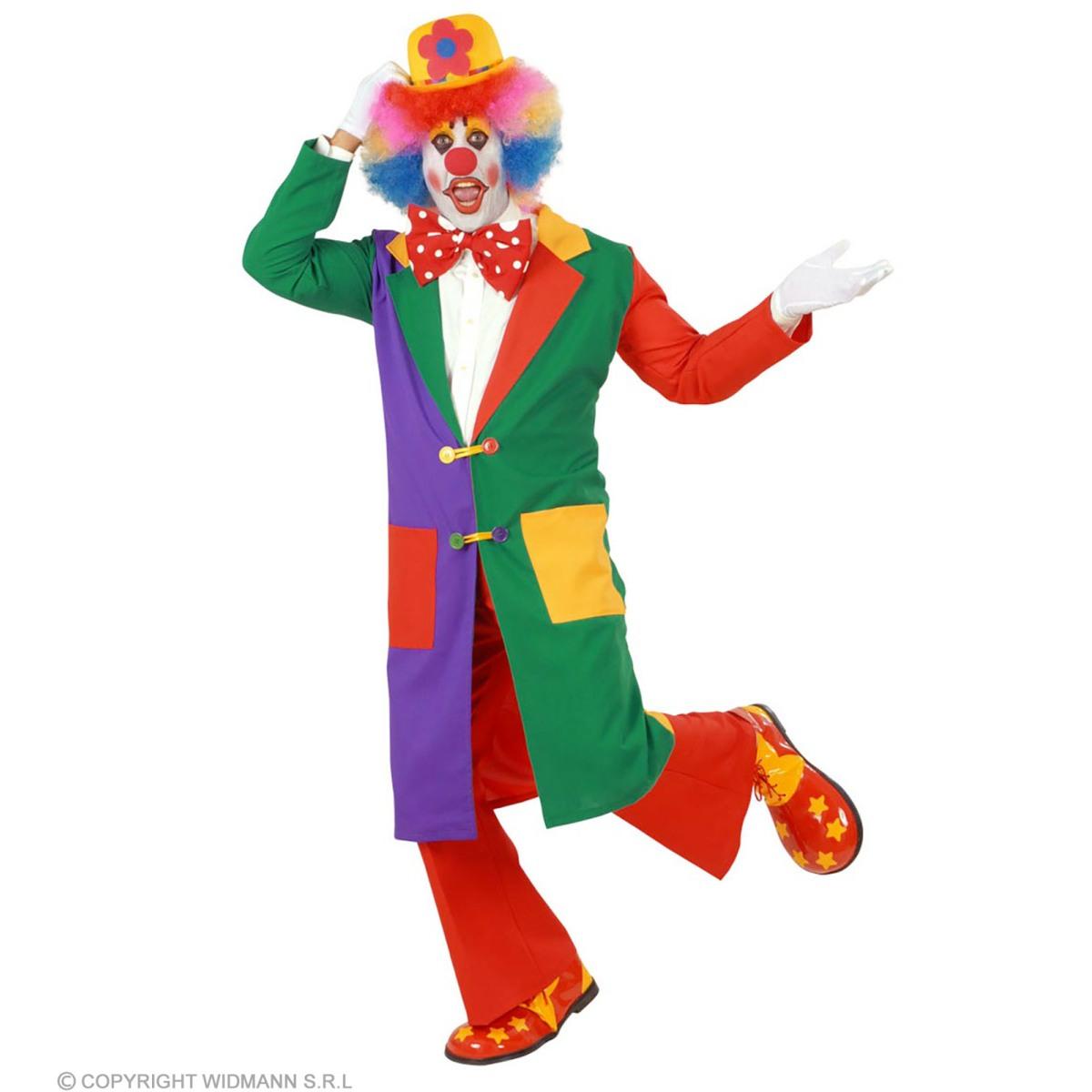 Giacca clown multicolor