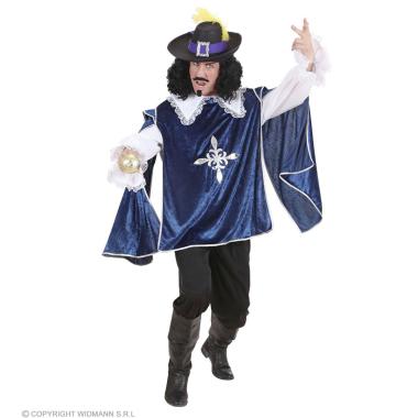 Costume moschettiere blu