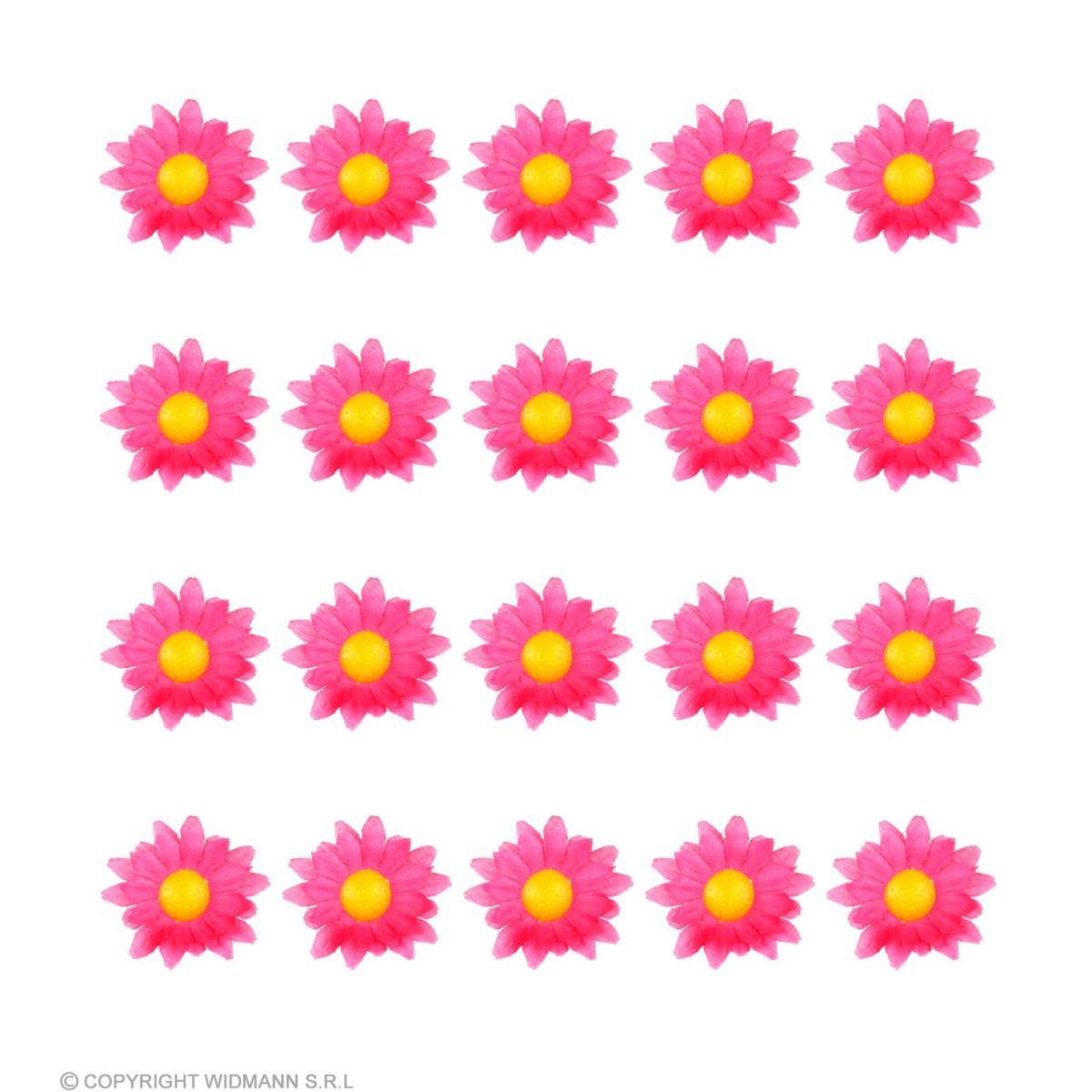 Fiori decorativi gerbera rosa Set 20 pz