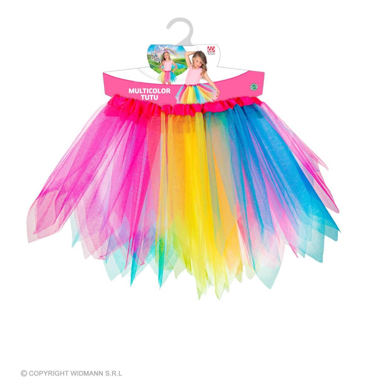 Gonna tulle multicolor