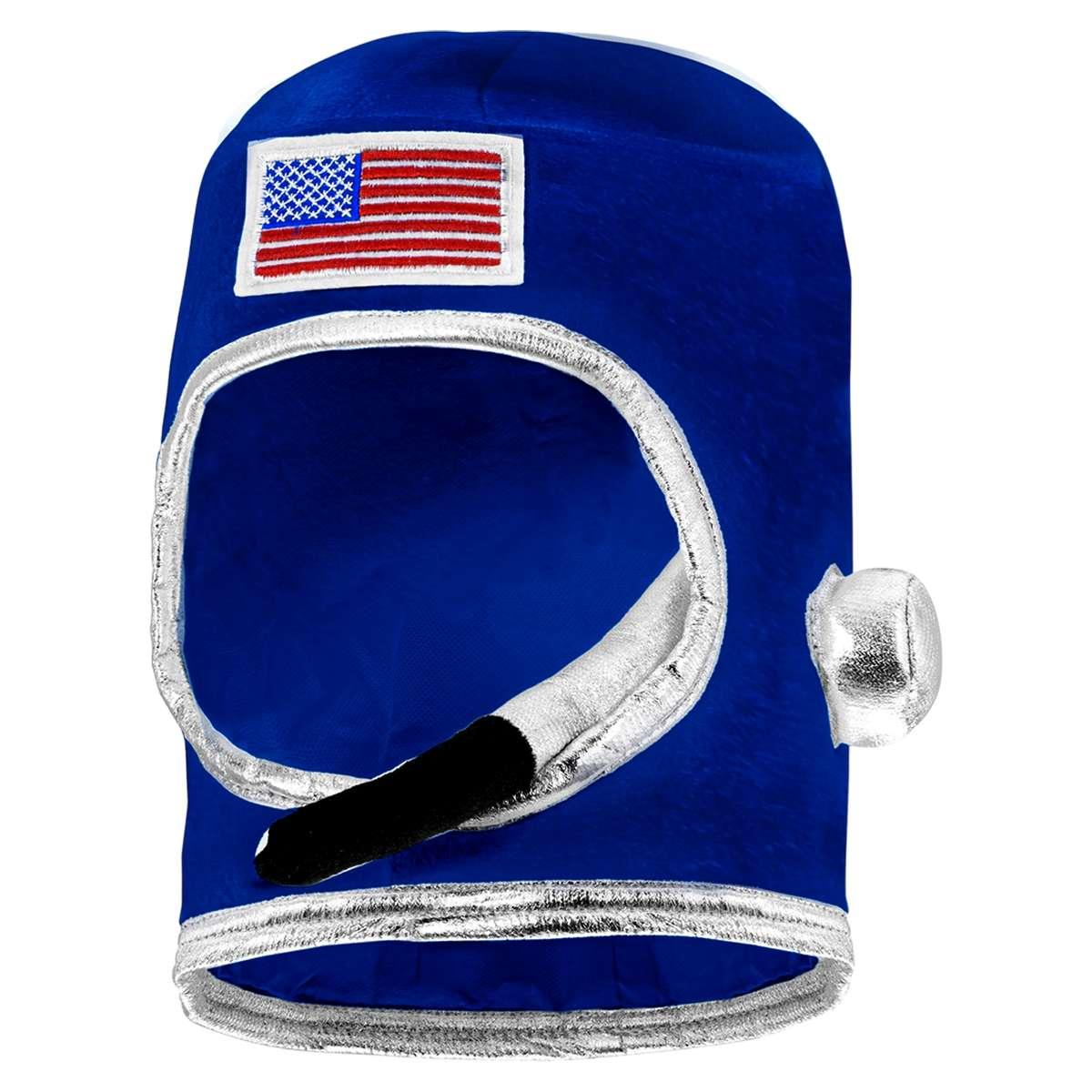 Casco astronauta tessuto blu