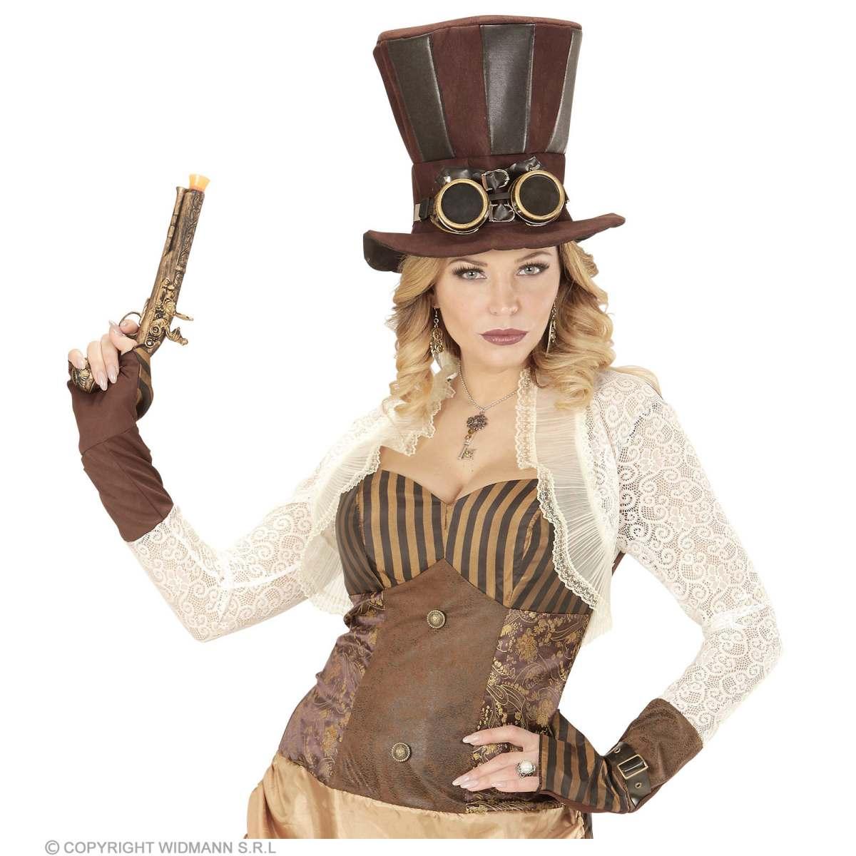 Orecchini steampunk ingranaggi ali