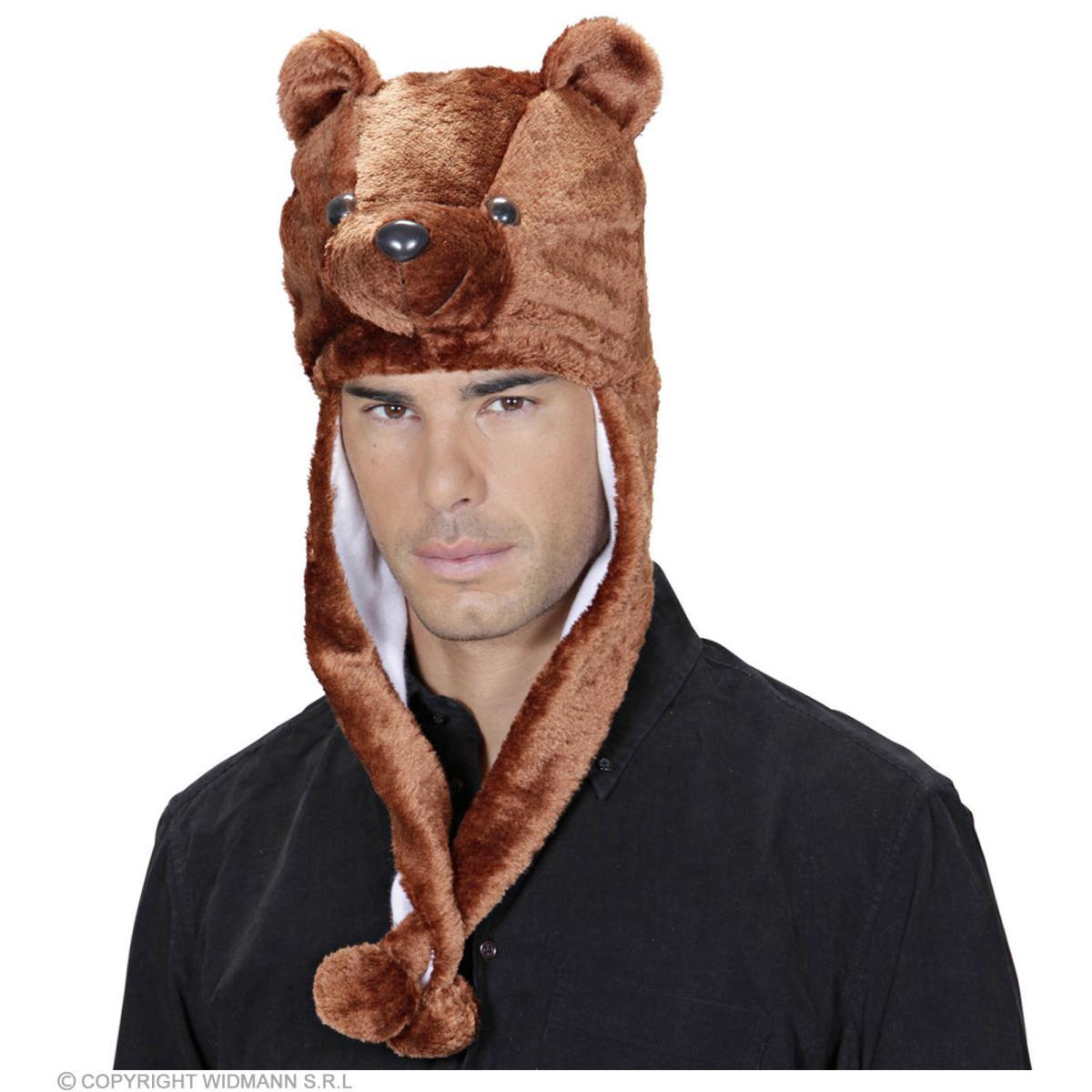 Cappello orso marrone