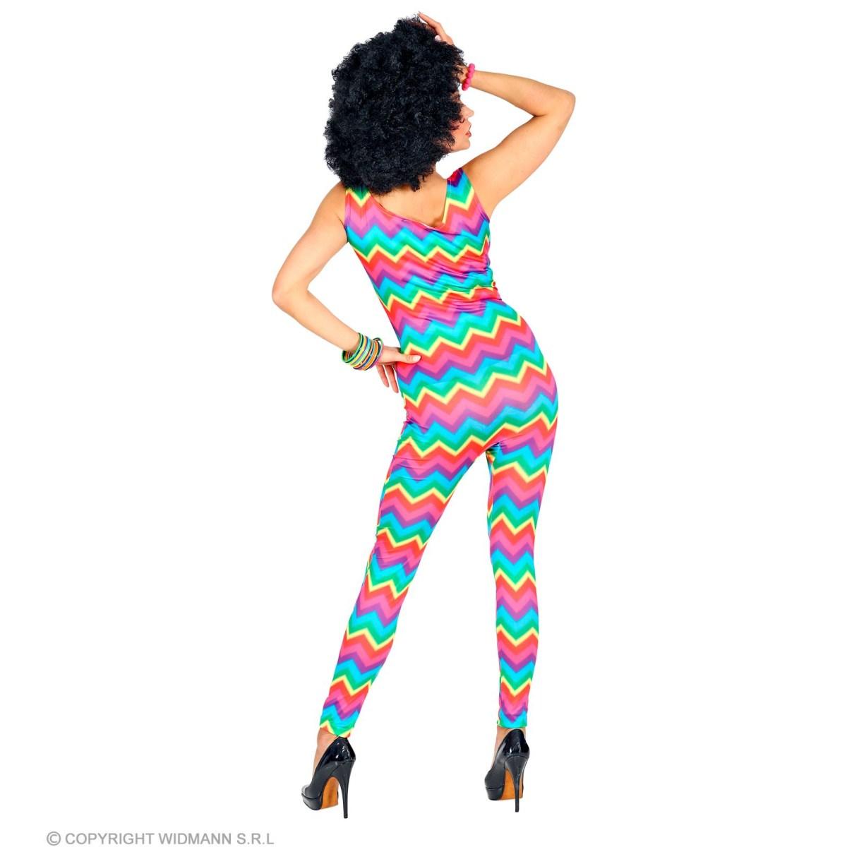 Costume tuta anni 70 80 multicolor