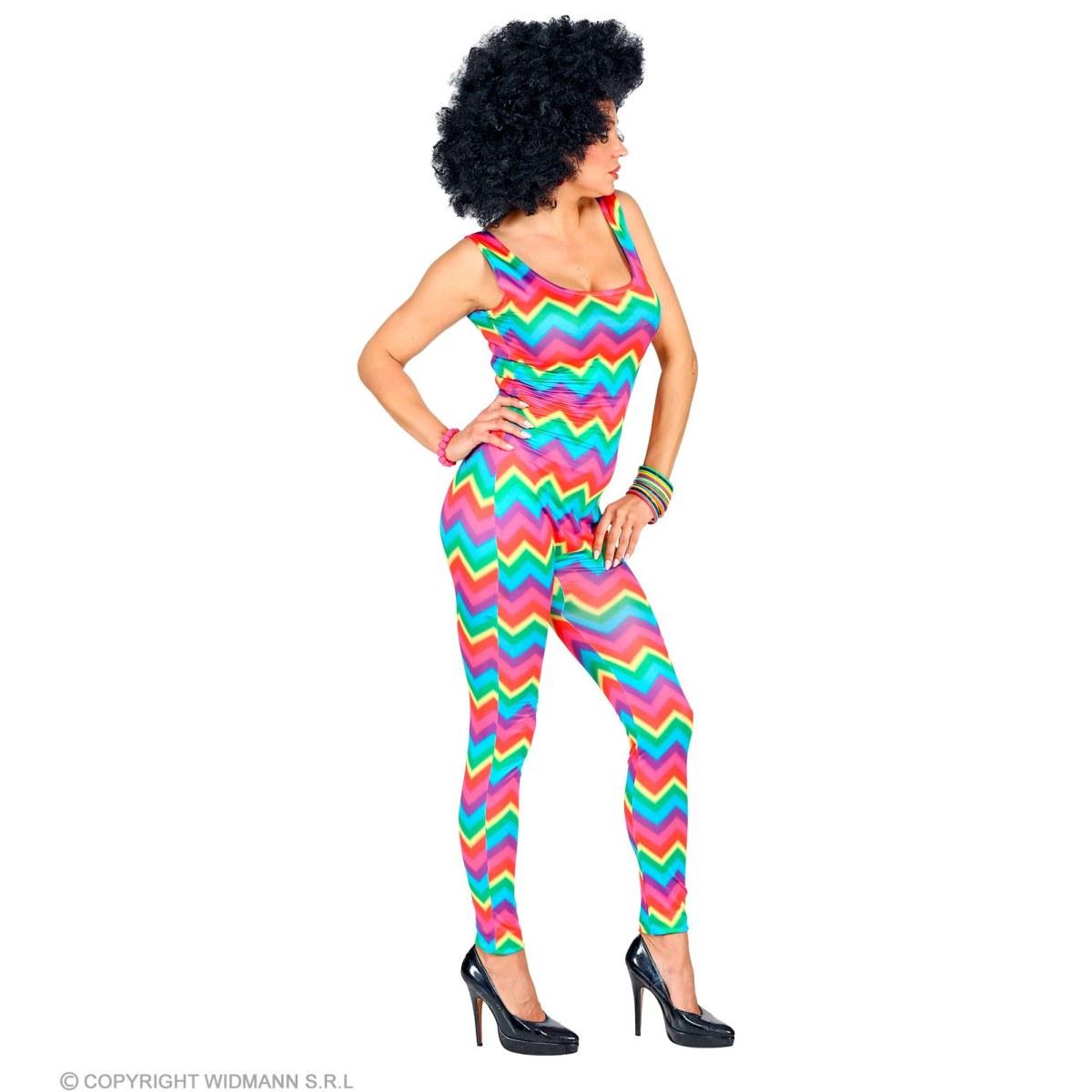 Costume tuta anni 70 80 multicolor