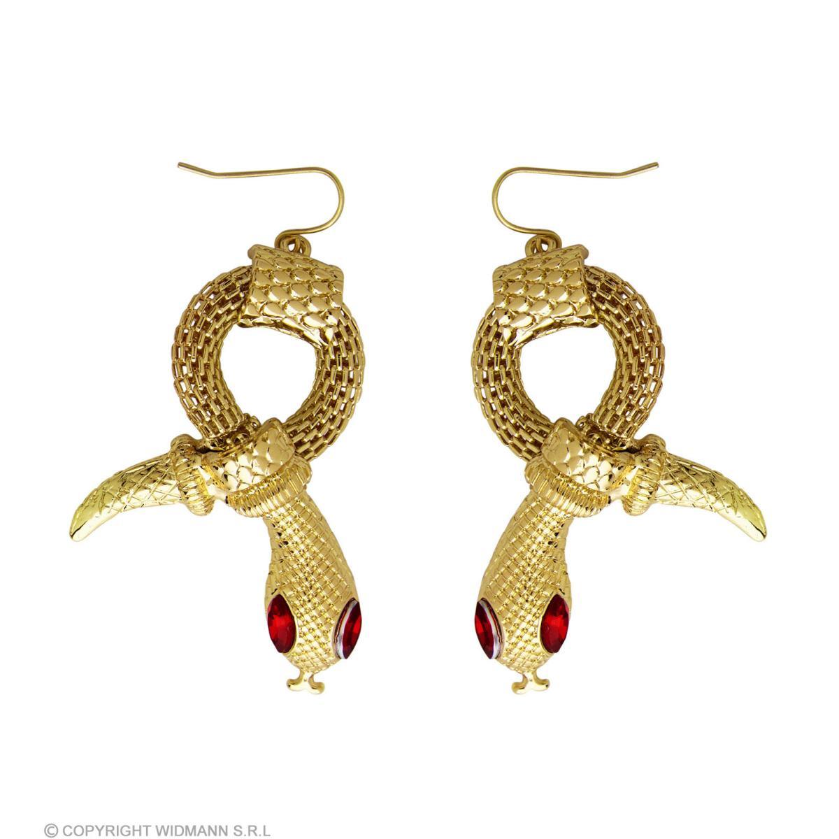 Orecchini oro serpente