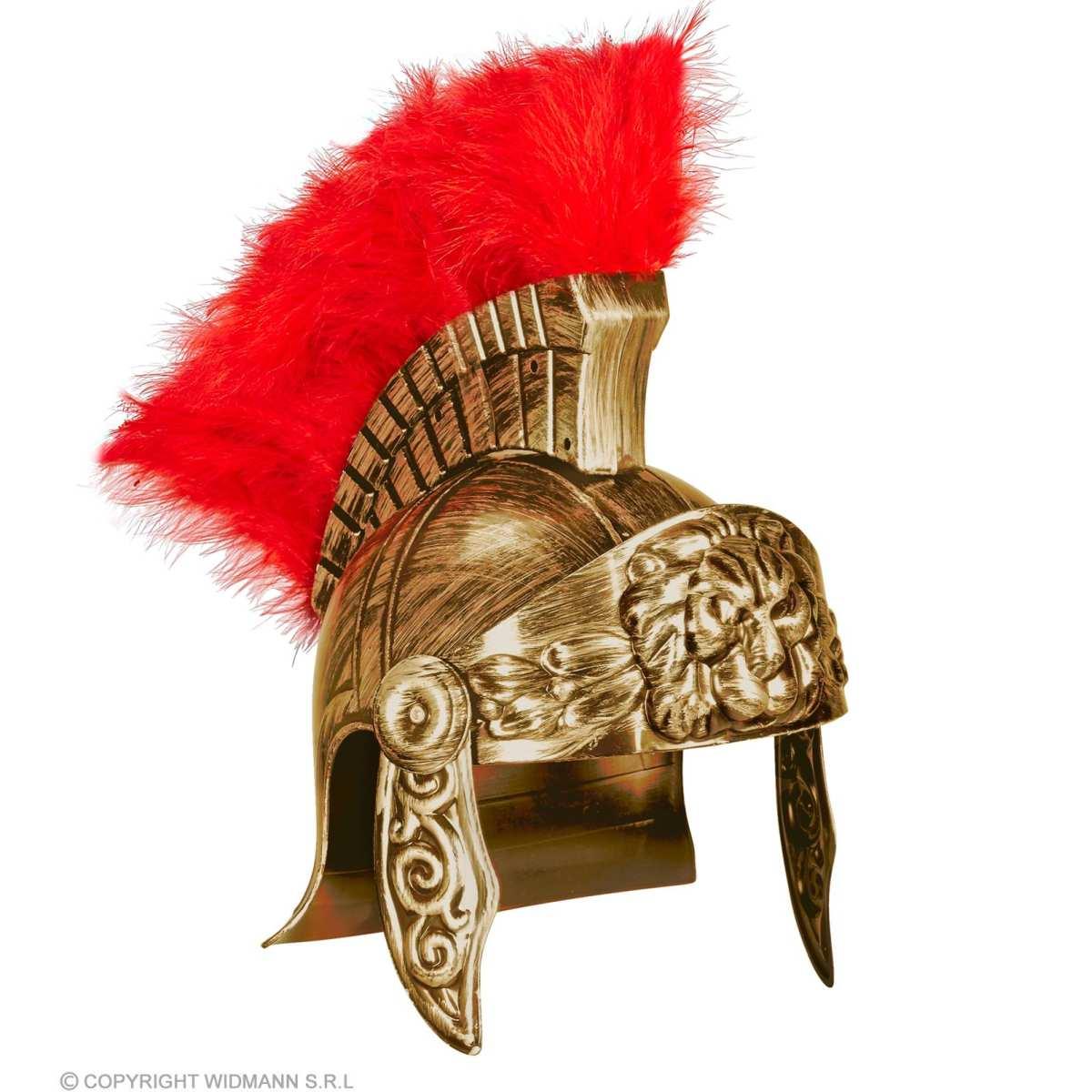 Elmo soldato romano oro cresta
