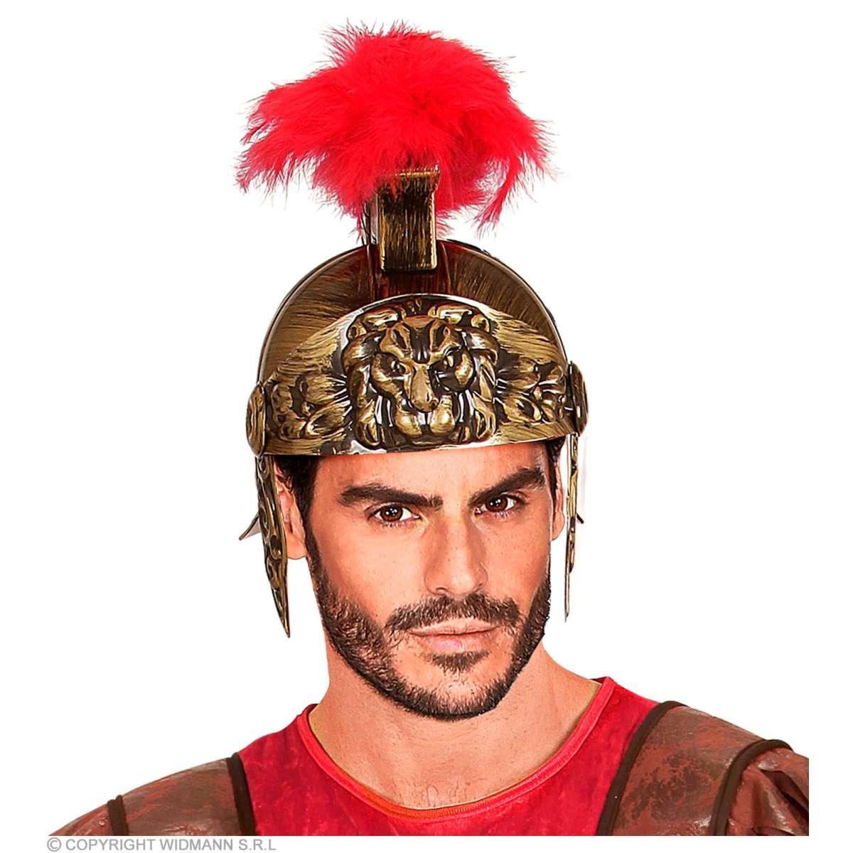 Elmo soldato romano oro cresta