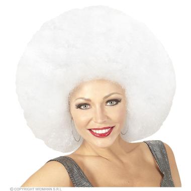Parrucca afro bianca