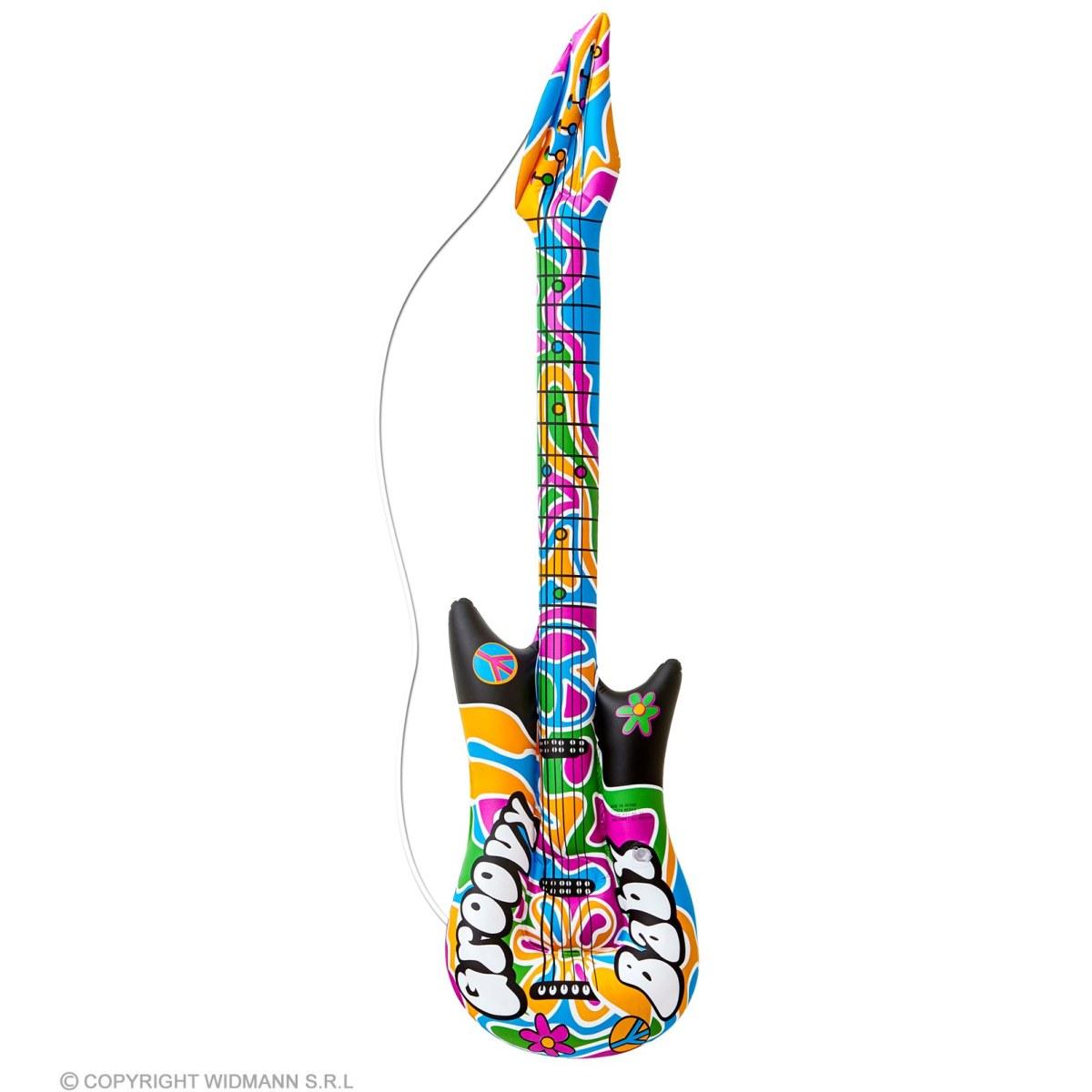 Chitarra gonfiabile multicolor