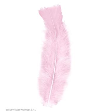 Piuma struzzo rosa pastello