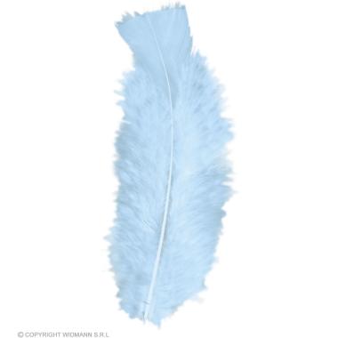 Piuma struzzo azzurra