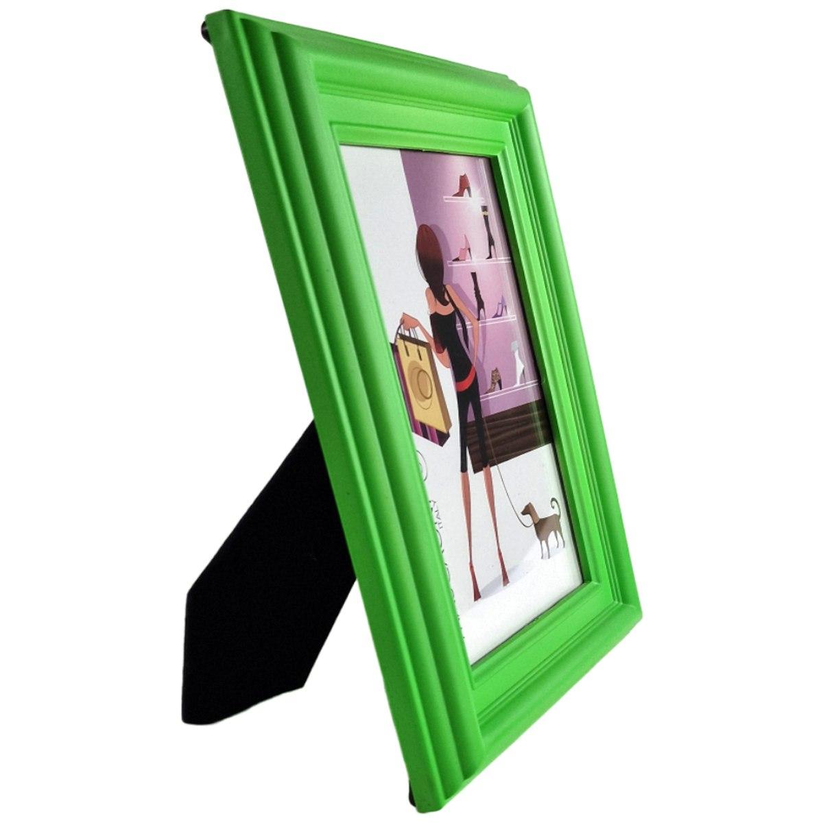 Cornice legno verde 13 x 18 cm