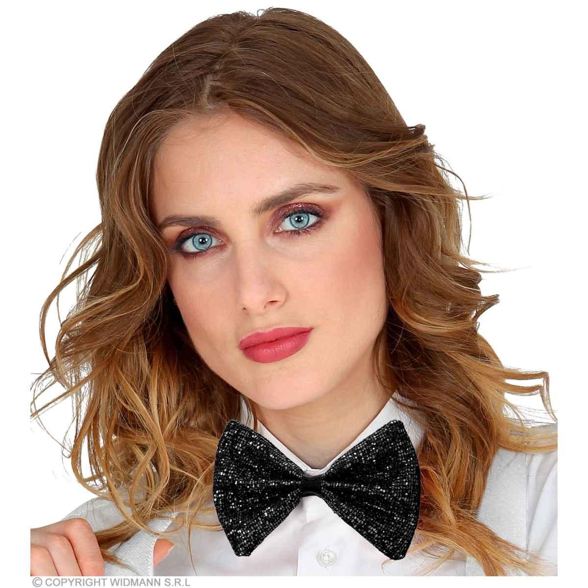 Papillon nero glitter