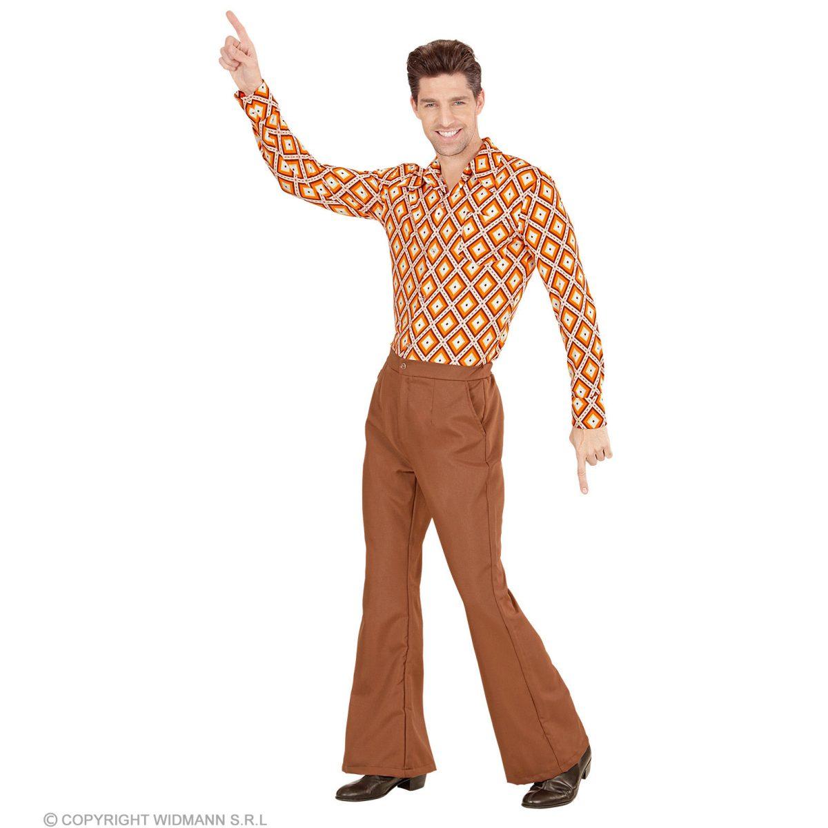 Pantaloni anni 70 80 marrone