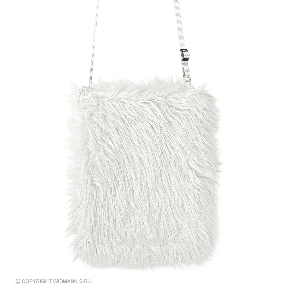 Borsa pelosa bianca