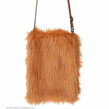Borsa pelosa marrone