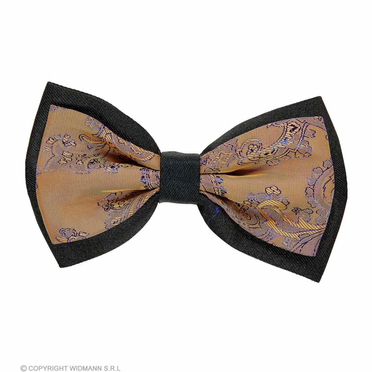 Papillon vintage tessuto jacquard