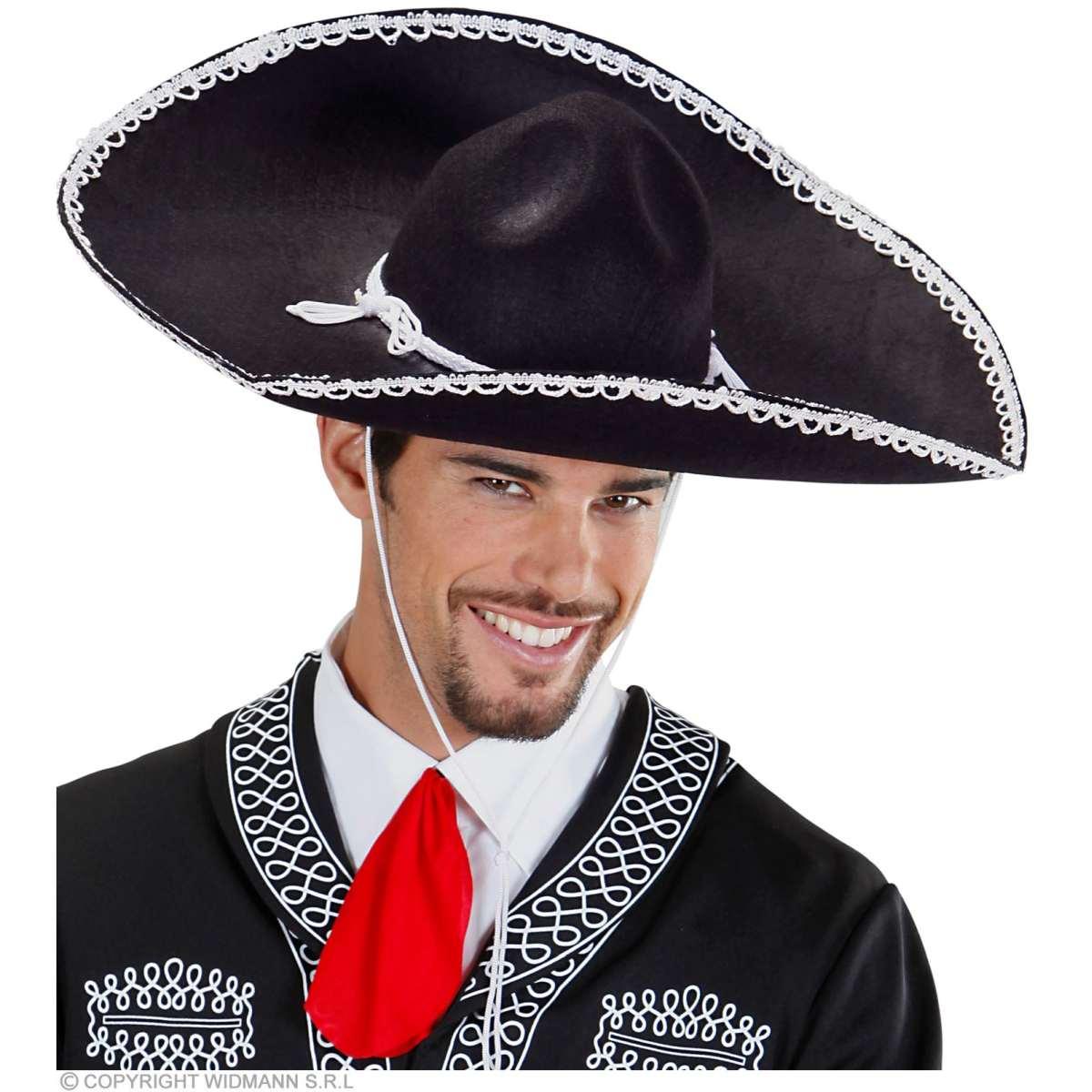 Cappello sombrero nero