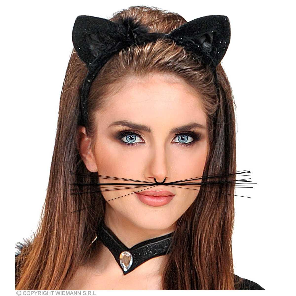 Baffi gatto neri