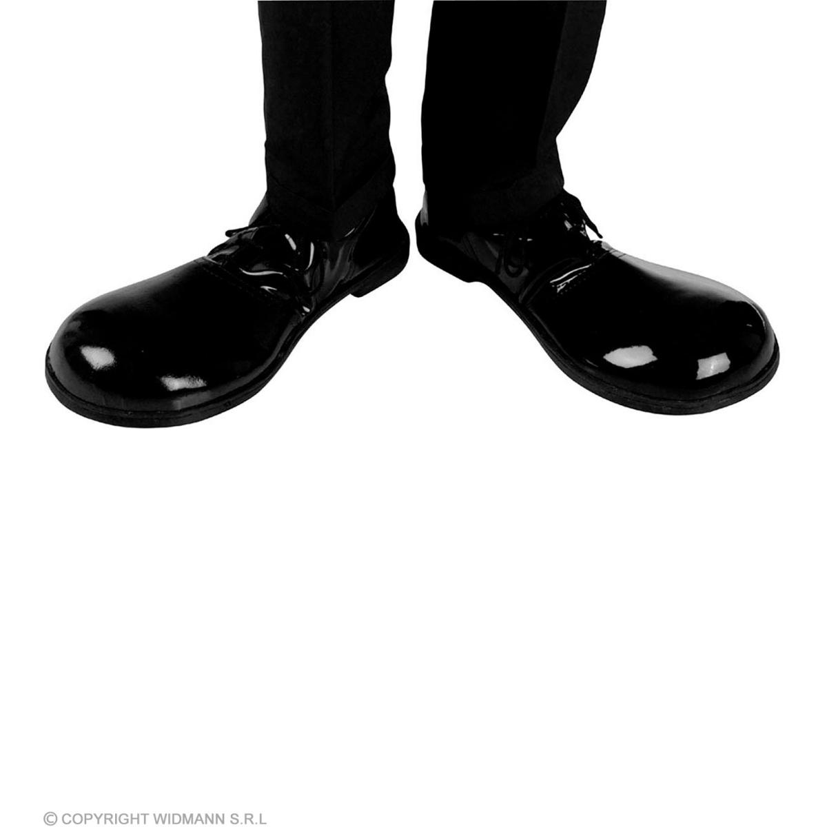 Scarpe clown nere suola gomma