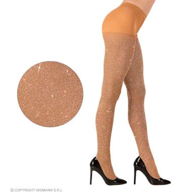 Collant oro glitter