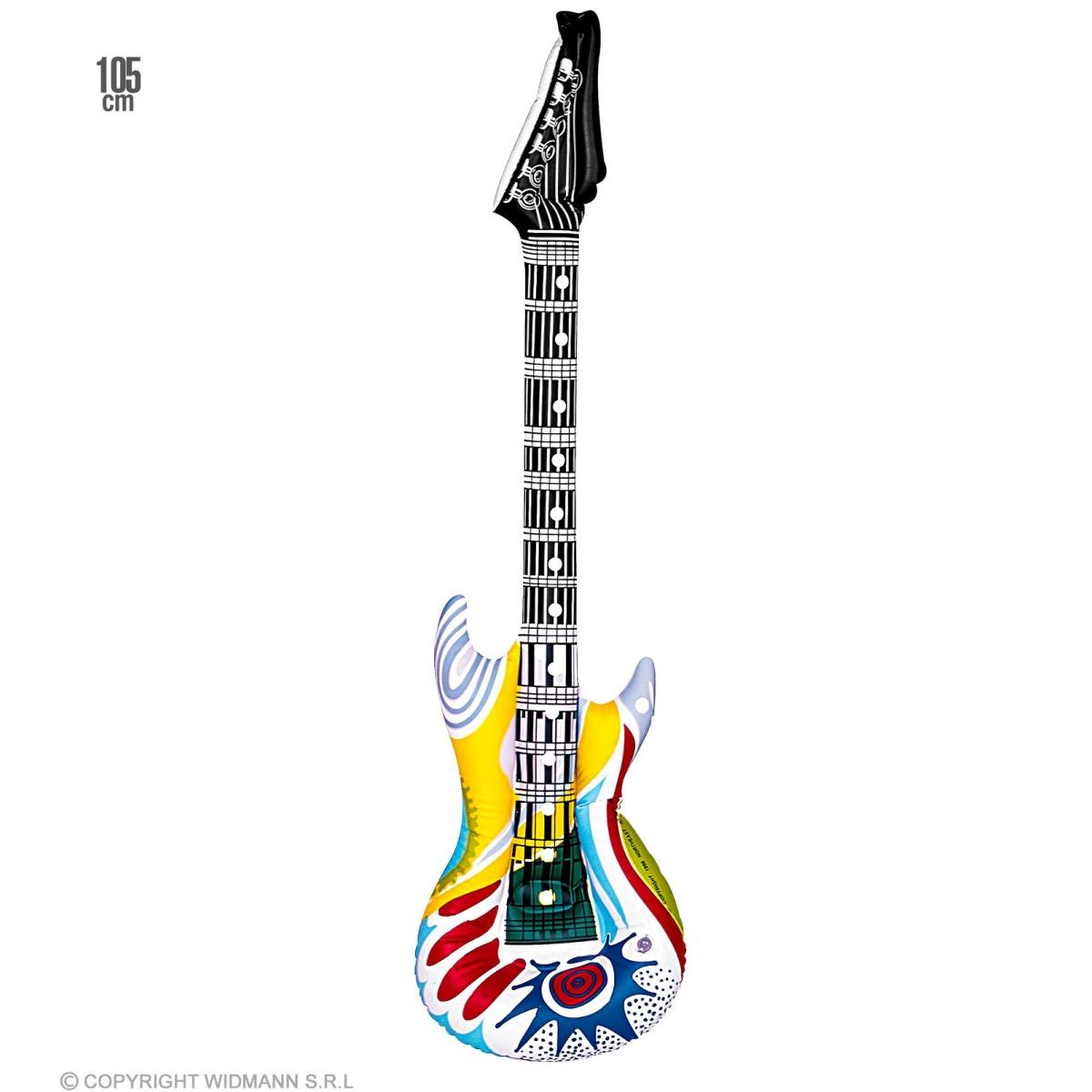 Chitarra gonfiabile multicolor