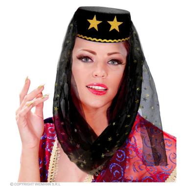 Cappello odlisca nero velo