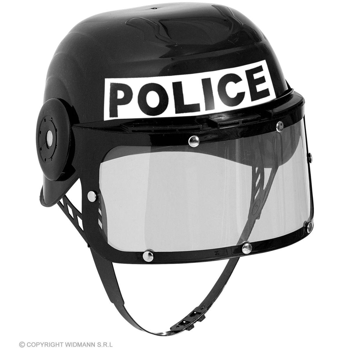 Elmo poliziotto casco nero