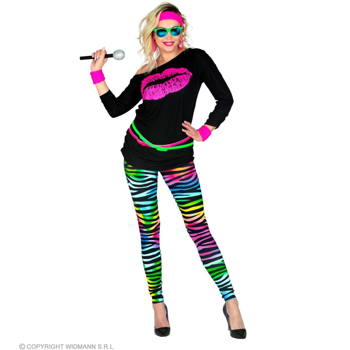 Leggins animalier multicolor