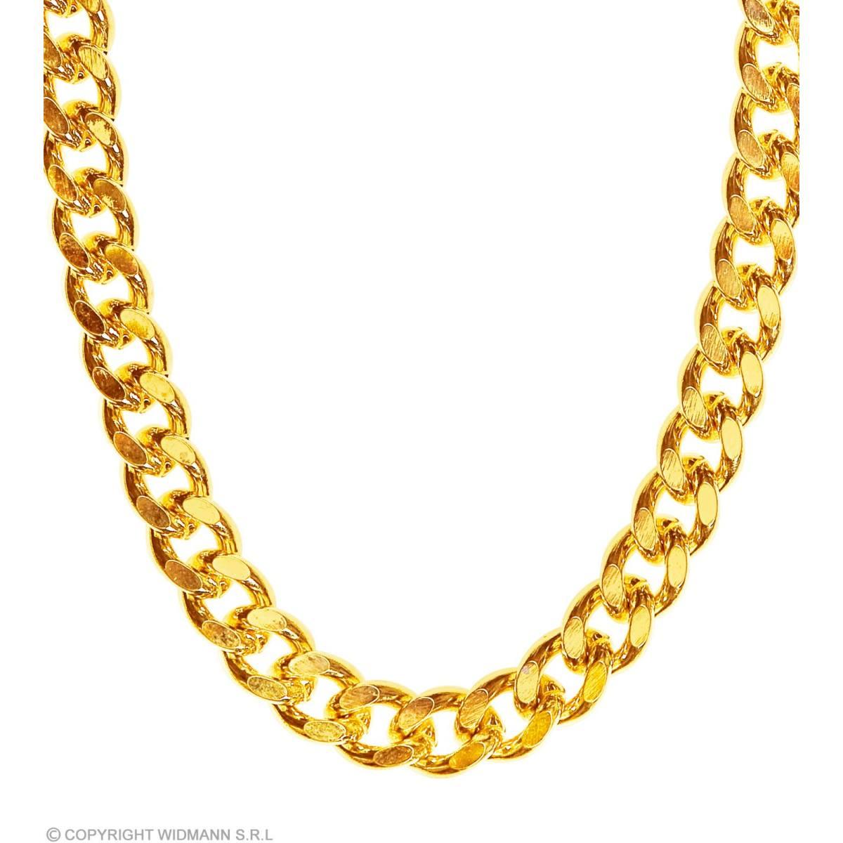 Collana metallo catena oro pvc