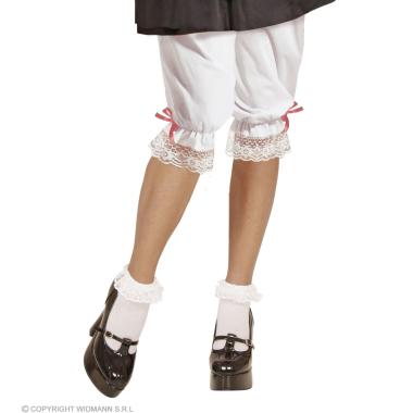 Pantaloni mutandone bianco fiocco