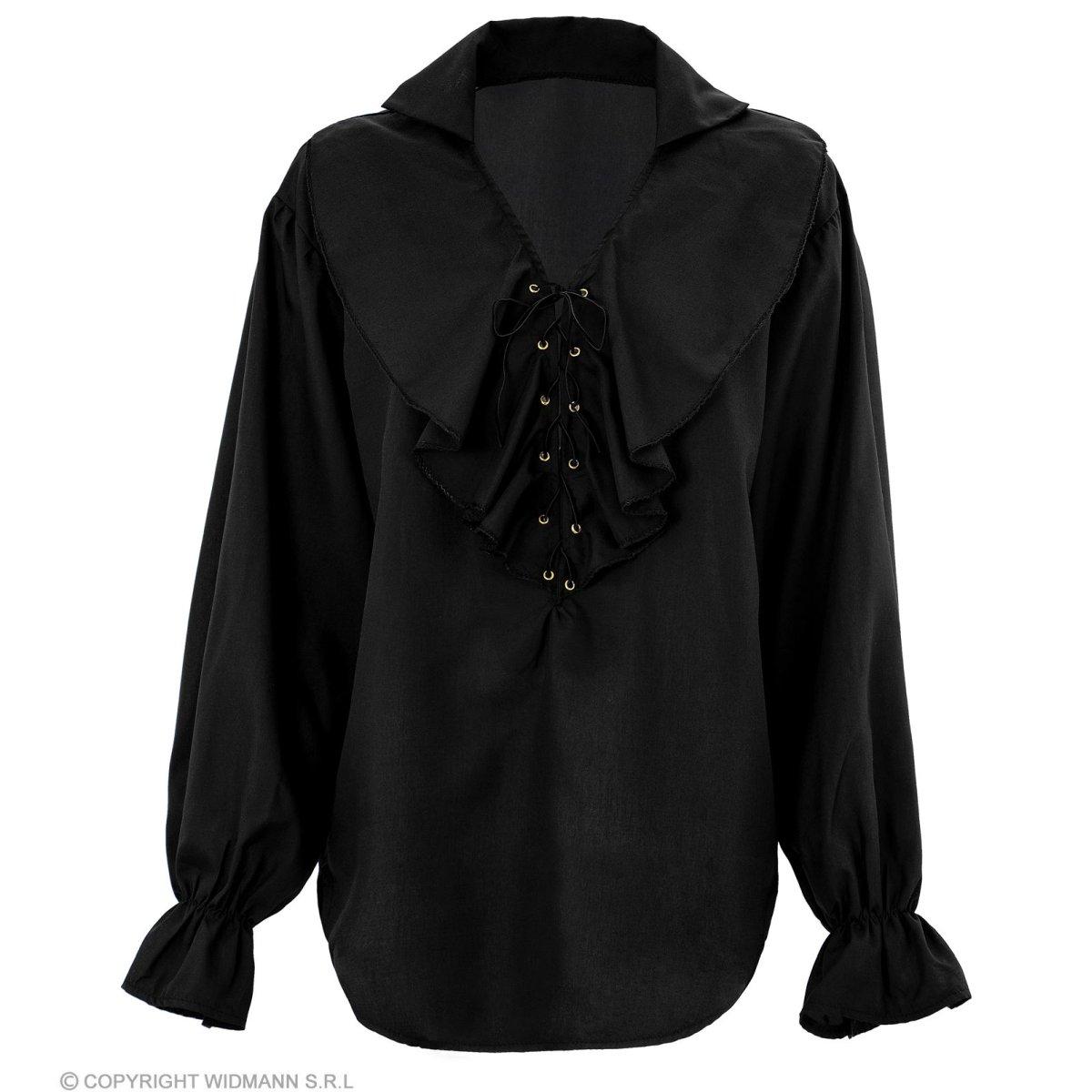 Camicia nera lacci