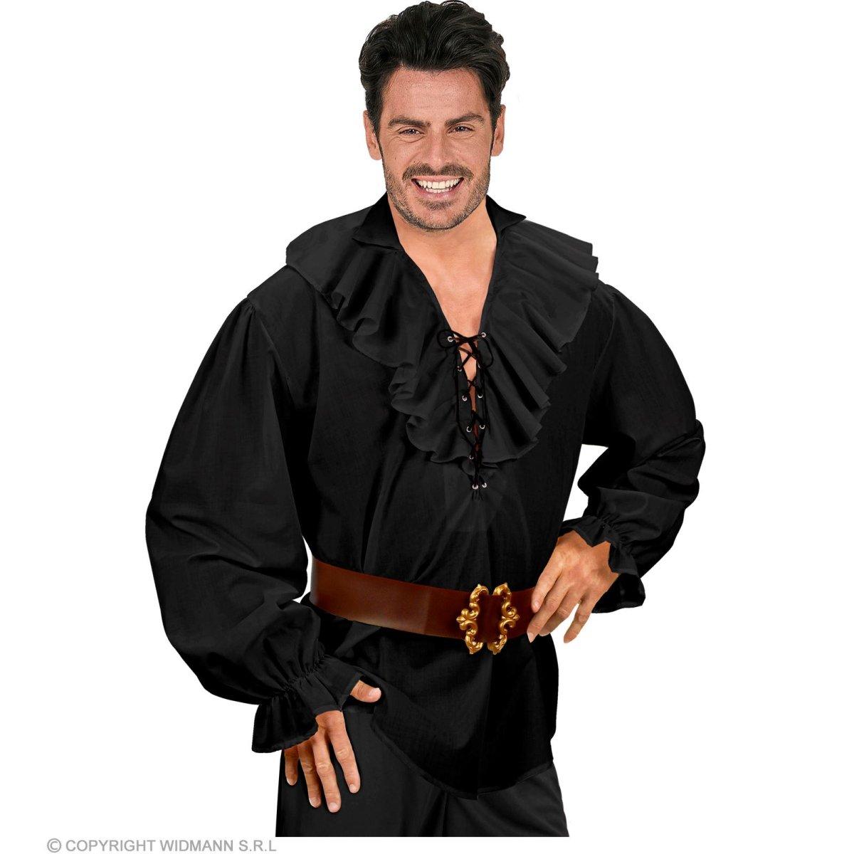 Camicia nera lacci
